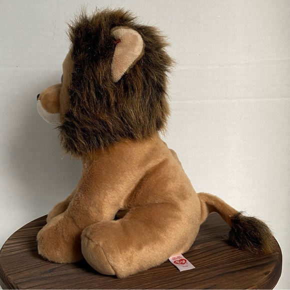 Ty Original Beanie Babies Cecil the Lion Plush Stuffed Animal VelveTy No Tags A - Picture 12 of 16